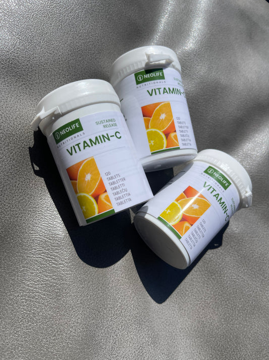 Sust. Rel. Vitamin-C, maisto papildas su vitaminu C