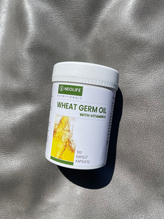 Wheat Germ Oil with vitamin E, maisto papildas